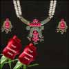 Beautiful Bride ( 2 Message Roses+Pearl set) - Click here to View more details about this Product